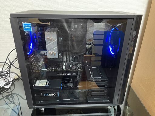 激安！両面ガラスケース　i7 8700K \u0026 GTX1070 \u0026 Office