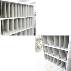 KOKUYO カルテ戸棚 グレー系 幅90cm カルテラック 書庫 病院 診察所 書棚 ☆ 札幌市 北区 屯田 