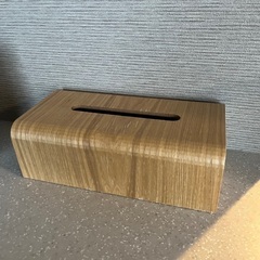 カインズ　木製ティッシュケース　ティッシュボックス