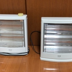 無料　電気ストーブ2個　中古