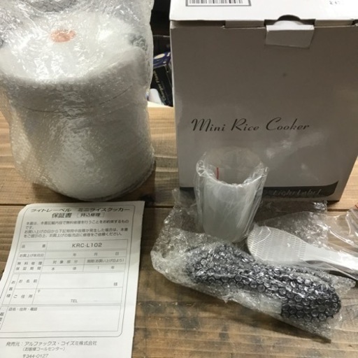 未使用品　ミニライスクッカーLightLabel