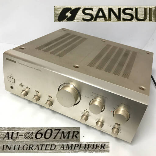 ｋｔ3/66 SANSUI AU-a607MR プリメインアンプ　サンスイ　山水　アンプリファイ　アンプ　音響機器　オーディオ機器※ジャンク品