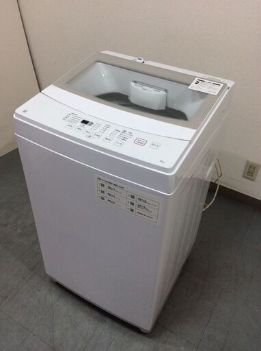 （2/12受渡済）JT6053【NITORI/ニトリ 6.0㎏洗濯機】美品 2021年製 NTR60 家電 洗濯 簡易乾燥付