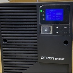 UPS オムロン製　無停電装置　BN100T