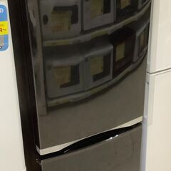 TOSHIBA/東芝 2ドア冷蔵庫 153L GR-P15BS(K) 2019年製 ブラック 