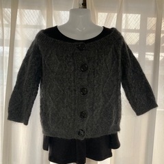 503.49AV JUNKO SHIMADA グレーのカーディガン⭐︎