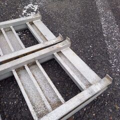 長谷川工業 不明 アルミブリッジ 3m 2本組【野田愛宕店】【店頭取引