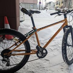 雪上用の自転車