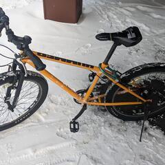 雪上用の自転車
