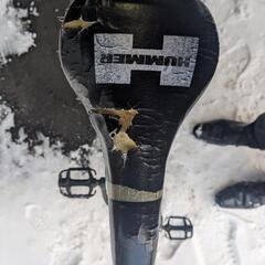 雪上用の自転車