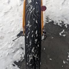 雪上用の自転車