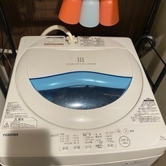 Toshibaの洗濯機　2017年製　新しい、綺麗