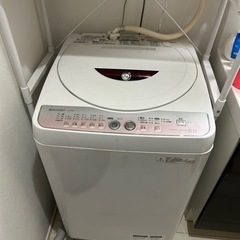 無料洗濯機シャープES-GE60L 6KG