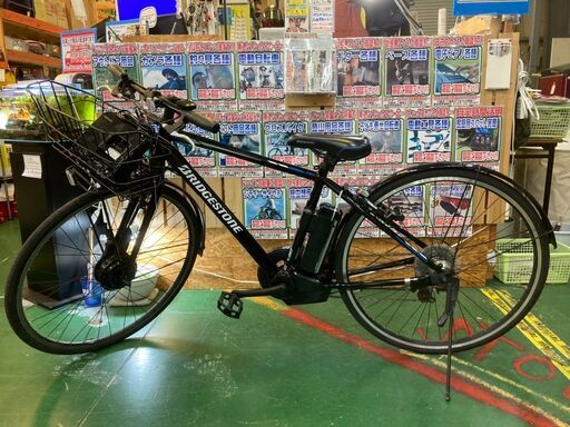 【愛品倶楽部柏店】ブリヂストン BRIDGESTONE TB1e 2021年モデル 27インチ 電動アシストクロスバイク TB7B41 黒