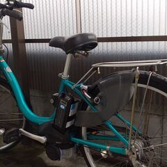 ヤマハ　電動自転車２６インチ　 3段変速　充電器付き