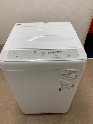 Panasonic 洗濯機☺最短当日配送可♡無料で配送及び設置いたします♡ NA-F50B15 5キロ 2022年製☺pan004