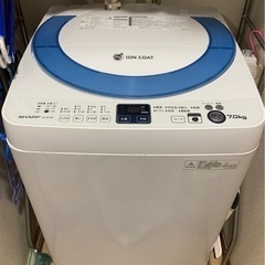 【受付再開】シャープ　全自動洗濯機　7kg
