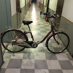 お問い合わせが多いので受付終了させていただきます。中古電動自転車　Panasonic　ViVi　ENE634　26ｲﾝﾁ　内装3段　10.0AH　　20,000円