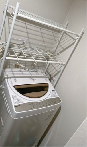 受付終了【急募】東芝洗濯機 7kg ラック同梱可