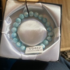 ラリマー天然石 ブレスレット 8ミリ