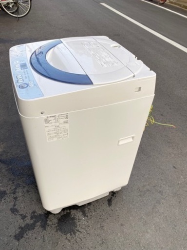 洗濯機シャープ　5.５kg大阪市内配達設置無料保証有り