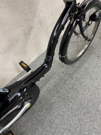 お買い得　パナソニックギュットミニ　3人乗り電動自転車　子供乗せシート付き　黒色　人気な車種