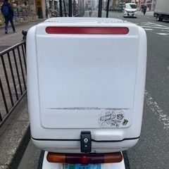 【ネット決済・配送可】デリバリーバイクのボックス広告