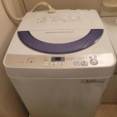 【譲り先決まりました】シャープ洗濯機　ES-GE55R　