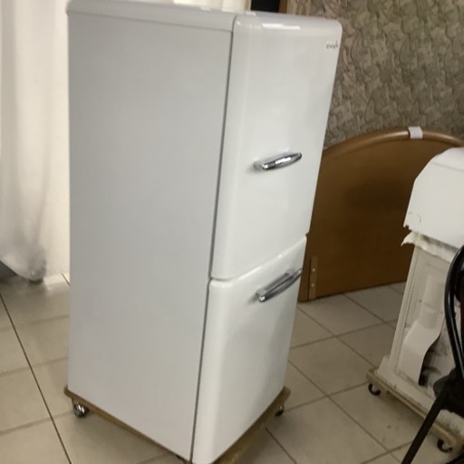 エディオン 冷蔵庫 ANG-RE151-A1 2019年 おしゃれ M0355