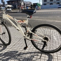 【26インチマウンテン】ブリヂストンタイヤ使用　3x7段変速　チェーン、グリップ新品❗️若林自転車　唐崎店　SALE中❗️ 26インチマウンテン】ブリヂストンタイヤ使用 3x7段変速 チェーン