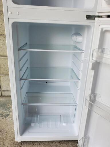 【お話し中】お買い得新生活応援！人気のサイズ138L 大容量　2019年式　2ドア冷凍冷蔵庫　クリーニング及び動作確認済み