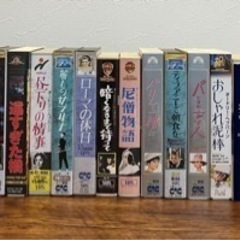 VHSビデオテープ映画20本！