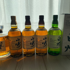 ウイスキー（山崎、山崎12年、響、白州）