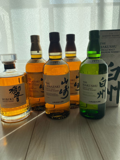 ウイスキー（山崎、山崎12年、響、白州） - 神奈川県のお酒