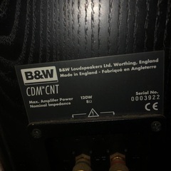 b&w スピーカー　cdm cnt
