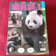 【無料】差し上げます。哺乳類 Ⅰ カード図鑑