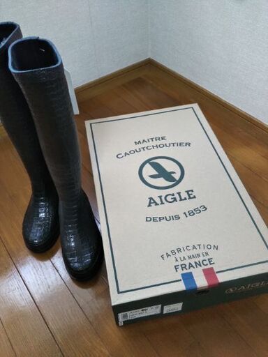 アウトレット 美品 AGLE KOCHÉ ラバーブーツ ハイ | southbayplanning.com