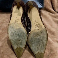 ? CHANEL シャネル ◇ ヘビ 蛇 革 スネーク パイソン レザー ショート 
