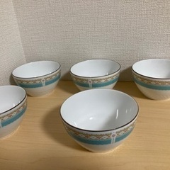 ノリタケ  ファインポーセレン　1645 ハミングブルー　茶碗