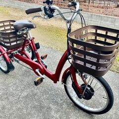 【まるまま317】電動アシスト自転車　ラクット　 ルビーレッド まるまま317様専用】電動アシスト自転車 ラクット ルビーレッド 【公式