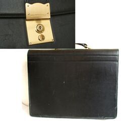 ソメスサドル エグゼクティブ ブリーフケース 牛革 レザー ブラック