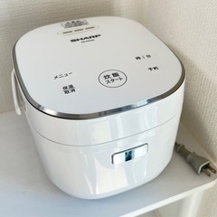 【引き渡し先決定済】炊飯器 SHARP 3合炊き 2019年製 ...