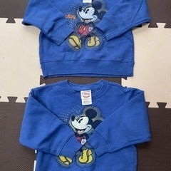 双子コーデ　男児2/3 XXS Disney Store