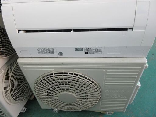 K04071　日立　中古エアコン　主に14畳用　冷房能力　4.0KW ／ 暖房能力　5.0KW