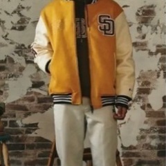 WIND AND SEA x MLB San Diego Padres Varsity Jacket 