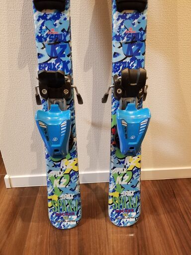 子ども用スキー板・ブーツセット(2) スキー板120cm スキー靴2足/21.5cm/