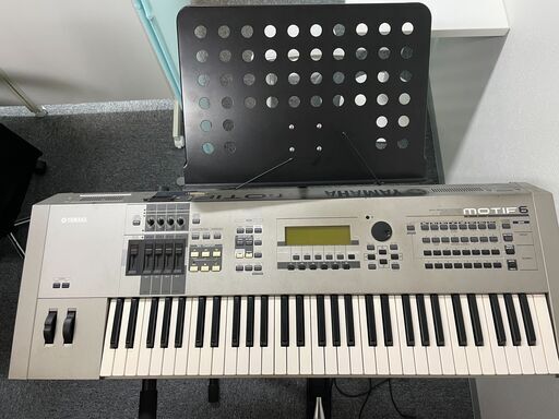 YAMAHA MOTIF6 シンセ スタンド ダンパー 譜面立てセット