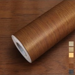 木目の壁紙　59cm×5m ダークブラウン　
