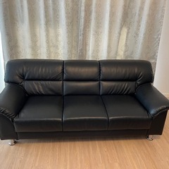 3人掛けソファ(合皮)