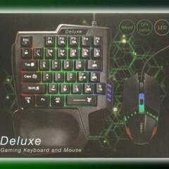 新品 Deluxe ゲーミングキーボード&マウス